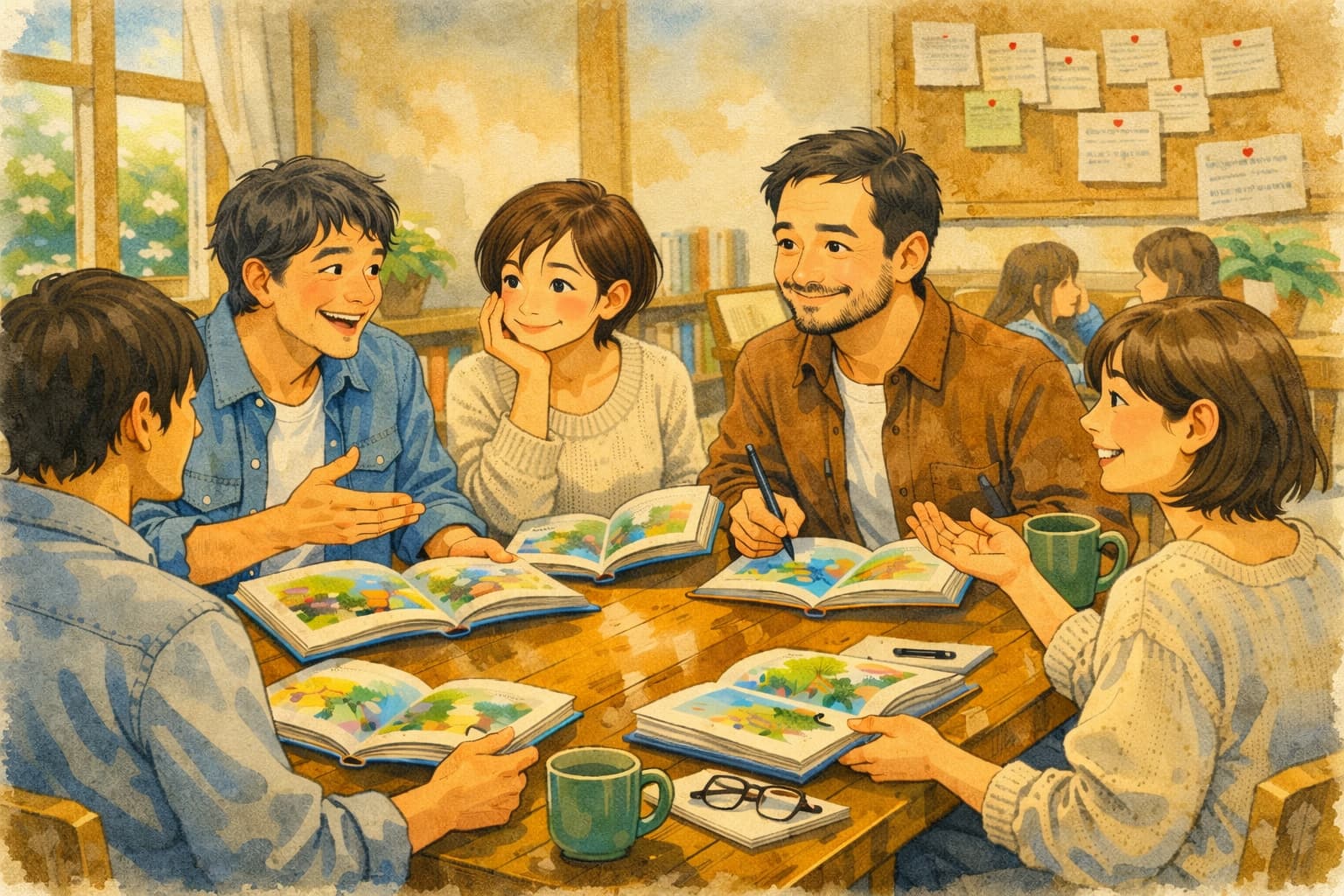 絵本を楽しむ